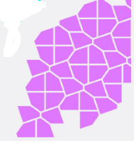 a tessellation with pentagons